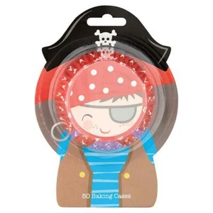 Astucci per Cupcake Muffin Bun Fairy Cake Tazze da Forno Pirata Confezione da 50 - Foto 1 di 1