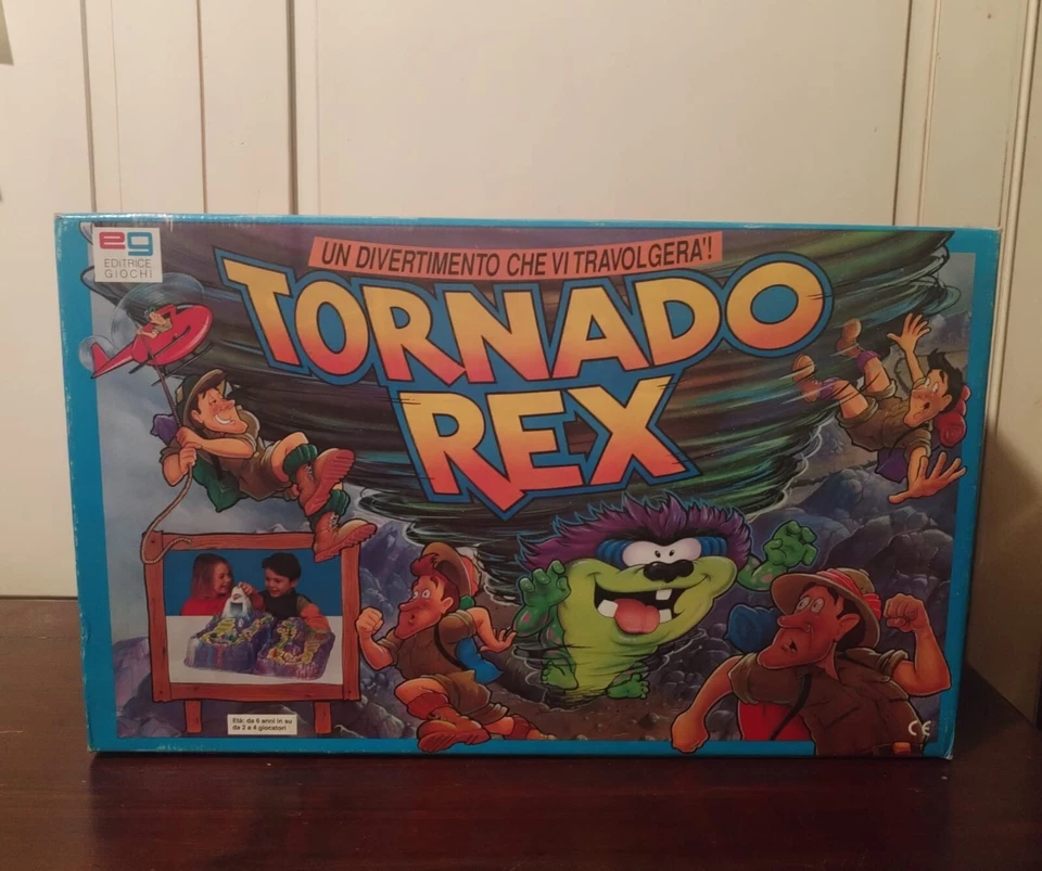 GIOCO DA TAVOLO - TORNADO REX - EDITRICE GIOCHI 1992  VINTAGE - VEDI DESCRIZIONE - Immagine 1 di 1