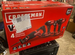 Craftsman CMCK400D2 20v 4-Tool Combo Kit - New! Free Shipping! - Picture 1 of 1