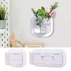 Wall Mounted Hanging Fish Bowl Aquarium Tank Goldfish Hanger Plants Arts - Picture 1 of 14