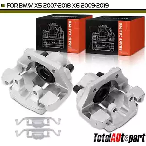 2Pcs Brake Caliper for BMW X5 2007-2018 X6 2009-2019 Rear Left & Right L6 3.0L - Picture 1 of 8