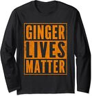 Ginger Lives Matter Old School Graphic Redhead Gift Long Sleeve T-shirt