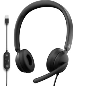 NEW Microsoft Modern Wired USB Headset Headphones with In-Line Controls Genuine