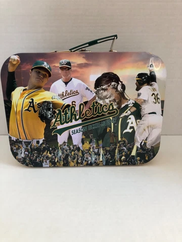 Oakland Athletics Tin Lunch Box Season Ticket Holder 2016 Giveaway MLB Cover
