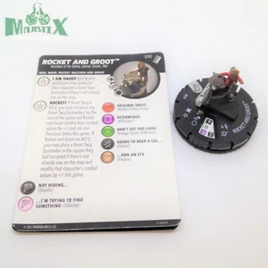 Heroclix Guardianes de la Galaxia 2 Set de Película Rocket and Groot #010 Gravity Feed! - Imagen 1 de 1