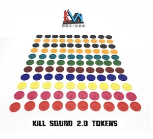 3D Printed - Kill Team 2.0 Token Set (110 Tokens) - Picture 1 of 7