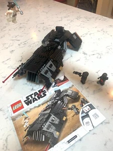 LEGO 75284 Knights Of Ren Transport Ship 100% Complete w/ Minifigures & Manual! - Picture 1 of 7