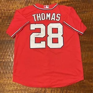 Lane Thomas Signed Washington Nationals Jersey JSA Coa Autographed - Picture 1 of 6