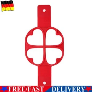 4 Loch Ei Pfannkuchen Silikonringe Antihaft Pancake Maker Ei Form Omelett Tools - Bild 1 von 6