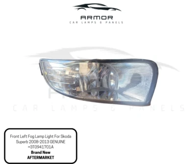 Front Left Fog Lamp Light For Skoda Superb 2008-2013 GENUINE =3T0941701 - Image 1 of 4