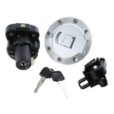 Juego de bloqueo de interruptor de encendido apto para Yamaha YZF1000 YZF600 XJR1200 llave de tapa de gas Foto 1 de 4