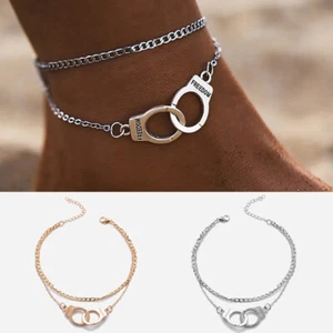 2X Boho Love Handschellen Handschellen Armband Mehrschicht Zu Fußschmuck F ·？ - Bild 1 von 11