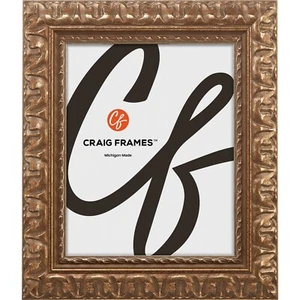 Bravado Ornate, 2" Bronze Picture Frame, Common Sizes 4x5 - 24x36 - Picture 1 of 10