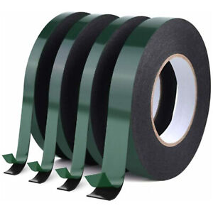 Double Sided Tape Heavy Duty Car Body Trim Strong Adhesive Foam Stick Tape Black