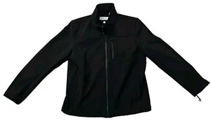 Calvin Klein Mens Black Performance Zipper Jacket Classic Fit - Size: L - Picture 1 of 19
