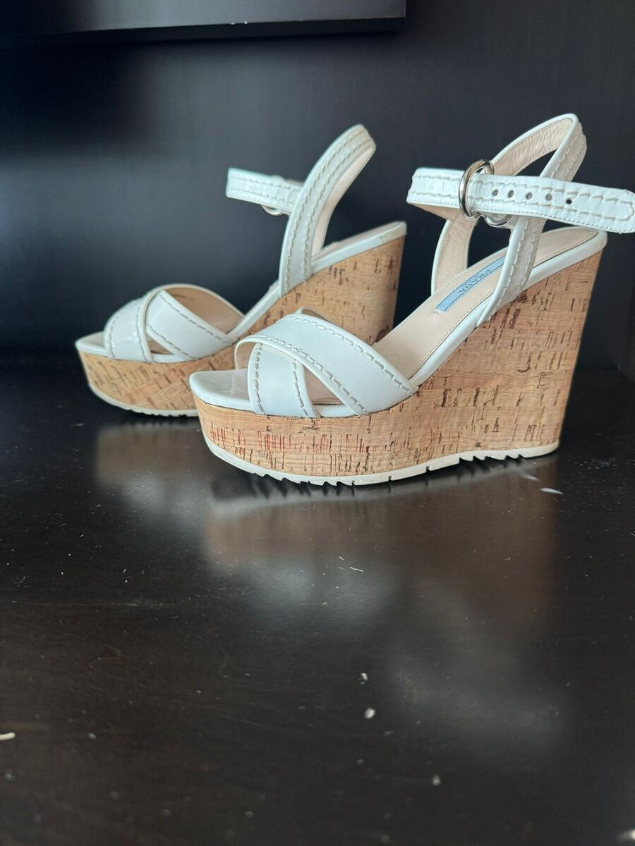 PRADA Wedge White Heels for Women for sale | eBay PRADA Wedge White Heels for Women for sale | eBay