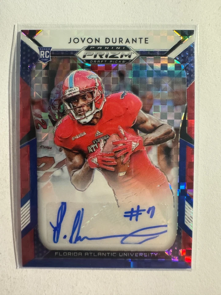 K232,528 - 2019 Panini Prizm Auto Prizms Red White & Blue #255 Jovon Durante/99 - Image 1 of 1
