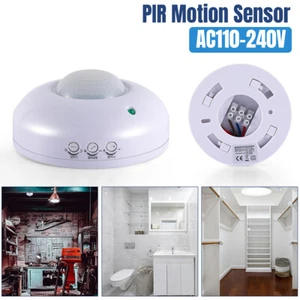 Interruptor de luz con sensor de movimiento de ocupación automática 110V-240V - Picture 1 of 12