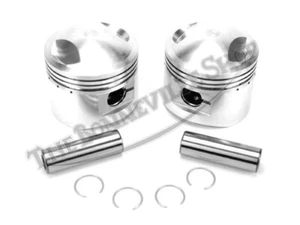 Triumph TR7 T140 750 Bonneville Tiger Twins Pistons (2) Standard PN# 71-3676 STD - Picture 1 of 4