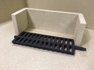 Tiger Stove Genuine Bottom Grate & Compatible Vermiculite Brick Set - Picture 1 of 5