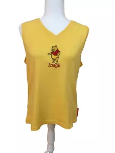 Canotta donna gialla Winnie the Pooh Walt Disney World WDW Parks - Taglia L - Foto 1 di 10
