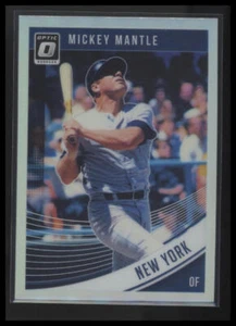 2018 Donruss Optic #165 Mickey Mantle Holo New Yrok Yankees - Picture 1 of 2