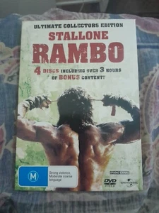 Rambo Trilogy | Boxset (DVD, 1982) 4 Disc Set. Ultimate Collector's Ed. Stallone - Picture 1 of 1