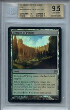 MTG Temple of Plenty Foil BGS 9.5 Gem Mint Born o/t Gods Mystic Magic Card 3055