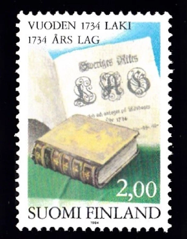 FINLAND #699 MNH COMMON LAW OF 1734 - Image 1 of 1