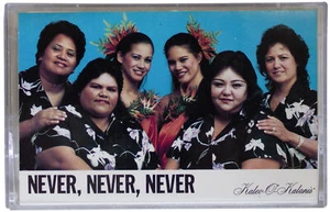 BOBBEE ENGLISH & KALEO O KALANI Never CASSETTE TAPE 80s Hawaiian Music 1986 RARE - Picture 1 of 7
