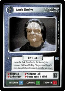 Star Trek CCG DS9 Deep Space 9 Aamin Marritza - Picture 1 of 1