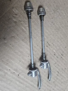 70s SHIMANO Quick Release, Skewers, 100/126 spacing, Steel, Road/ Touring, Japan - Picture 1 of 6