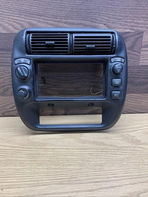 1995-2005 OEM Ford Ranger Explorer Center Radio Dash Trim Panel Bezel Black - Image 1 of 4