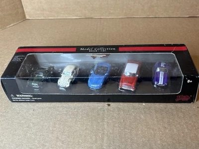 MALIBU INTERNATIONAL Modelo Colección Cinco (5) Coches Set Escala 1:87 VW Chevy Dodge Foto 1 de 4