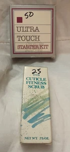 NOS Avon Nagelhaut Fitness Peeling & Ultra Touch Starter Kit Set 6 Vintage Artikel H2F - Bild 1 von 6