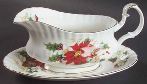 Royal Albert Poinsettia Gravy Boat & Underplate 619063 - Imagen 1 de 1
