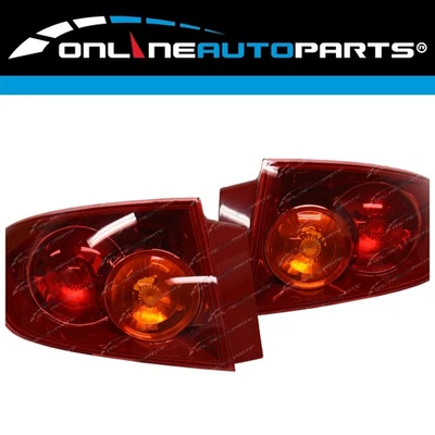 LH+RH Red Tail Lights Pair for Mazda 3 BK Sedan 2003-2006 L+R Left Right Set - image 1 of 4