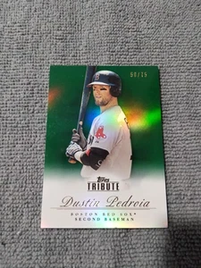 dustin pedroia 2012 tribute green red sox #59 50/75 - Picture 1 of 2