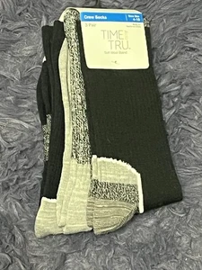 Calcetines Time and Tru Mezcla Lana Crew Zapato Talla 4-10 Mujer Suave - Imagen 1 de 2