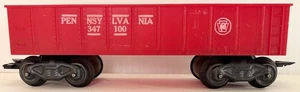 MARX 027/O-Gauge PENNSYLVANIA RAILROAD RED GONDOLA FREIGHT CAR PRR 347100 RTR - Picture 1 of 6