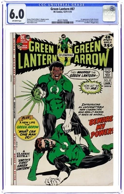 Green Lantern #87 CGC 6.0 1972 4632176006 1st app. John Stewart Green Lantern - Image 1 of 2