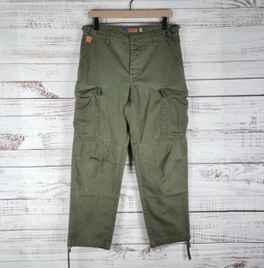 Empyre Fallschirmjäger Cargo Hose Herren 28 grün Relax Military Button Fly *Defekt* - Bild 1 von 12