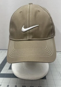 Nike Swoosh Dri-Fit Golf Cap, One Size Adjustable, Tan Color - Picture 1 of 5