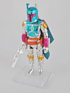 Stan Solo Star Wars Boba Fett custom Chromed Out With Case And Stand Sold Out - Picture 1 of 9