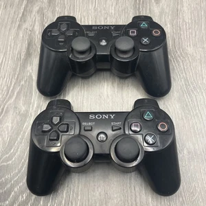 2 Stück Sony Playstation 3 PS3 DualShock 3 Controller *NUR FÜR TEILE ODER REPARATUR - Bild 1 von 5