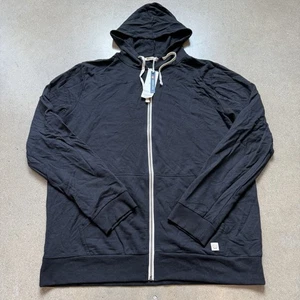 Sudadera con capucha para hombre Marine Layer en negro carbón - talla XL - Imagen 1 de 5