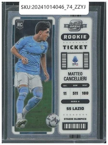 2022 Panini Chronicles Matteo Cancellieri Contenders Optic Rookie RC #295 - Picture 1 of 2