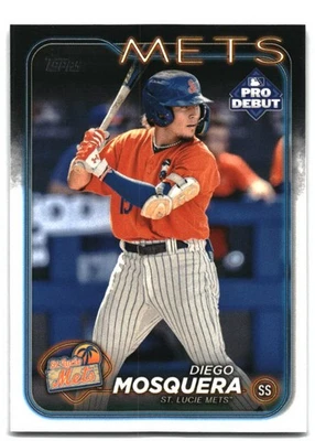 2024 Topps Pro Debut #PD-72 - Diego Mosquera - Image 1 of 2