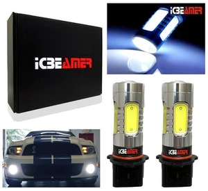 COB LED 5202 P13W SH24W 11W Plasma Projector lense White Fog Light bulbs - Picture 1 of 8
