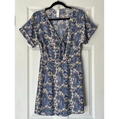 H&M пейсли трапециевидное платье - размер 4 - Изображение 1 из 4